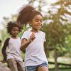 Children running