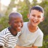 Two Boys Laughing